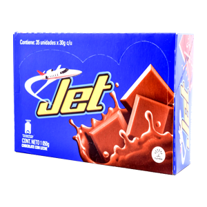 Chcolatina Jet Leche Display X 35 Unidades - Jet
