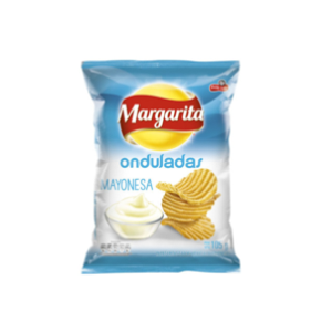 Papas Margarita Onduladas Mayonesa X 105 Gr - Margarita