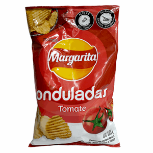 Papas Margarita Onduladas Tomate Bolsa X 105 Gr - Sin Asignar