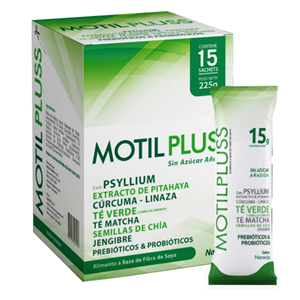 Motil Pluss Naranja Polvo Caja X 15 Sobres De 15 Gr Sin Azucar - Motil Pluss 