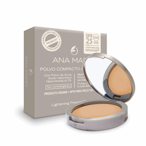 Polvo Compacto Aclarante Y Humectante Ana Maria Natural - Sin Asignar
