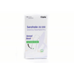 Serohale 25/250 Mcg Aerosol Inhal Bucal X 120 Dosis (256086) - Serohale