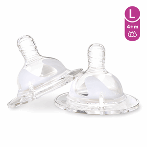 Chupo Tetina Twistshake Anti-colic L 4+m Cuello Ancho X 2 Unds Flujo Rápido - Sin Asignar