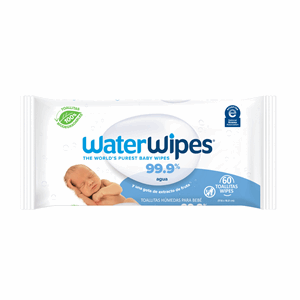 Waterwipes Toallitas Humedas P/bebes X 60 Unds Biodegradables - Sin Asignar