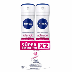 Nivea Deo Aclarado Natural Spray 2 X 150 Ml P.esp - Sin Asignar