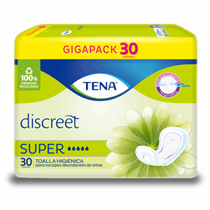 Tena Discreet Super Toallas Gigapack X 30 Ui (mujer) - Sin Asignar